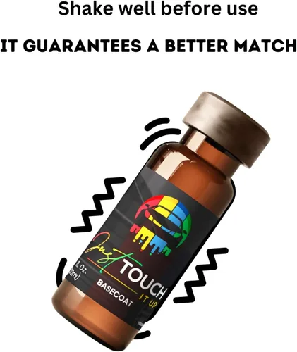 Vista 6 de Kit de pintura de retoque de combinación exacta, compatible con Mazda, gris polimetálico, código de color 47C.