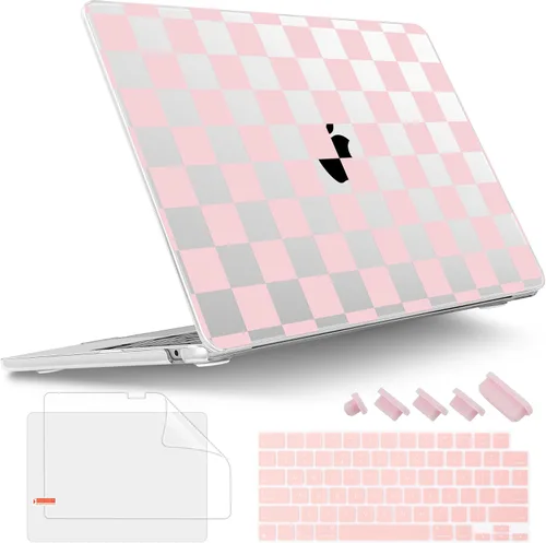 Vista 21 de Tuiklol Funda rígida para MacBook Air 2026, 2025, 2024, 2023, modelo M5, A3448, M4, A3241, M3, A3114, M2, A2941, funda rígida para MacBook de 15.3