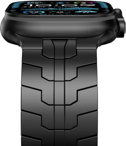 Vista 19 de NewWays Grade 2 Titanium/Stainless Steel Band Compatible with Apple Watch Ultra 3 2 1 49mm Series 11 10 46mm 42mm Series 9 8 7 45mm 41mm 44mm 40mm