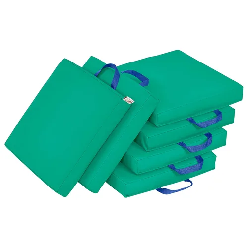 Vista 29 de ECR4Kids SoftZone - Cojines de suelo, cuadrados, asientos flexibles, surtidos, 6 piezas