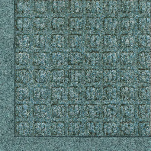 Vista 22 de WaterHog Fashion Mat Tapete de entrada de grado comercial con borde de tela – Interior/Exterior, de secado rápido, resistente a las manchas