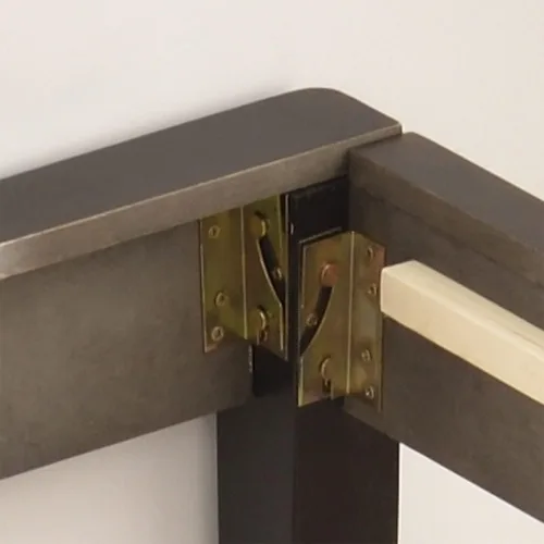 Vista 36 de Better Home Products Stella - Marco de cama de madera de pino maciza, tamaño Queen, color negro