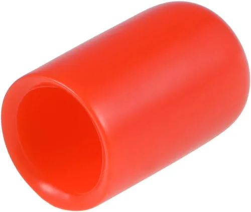 Vista 87 de uxcell 200 tapas de goma de 0.051 in (1/16") de vinilo redondo de vinilo para pernos de tubo, protectores de rosca de tornillo, color negro