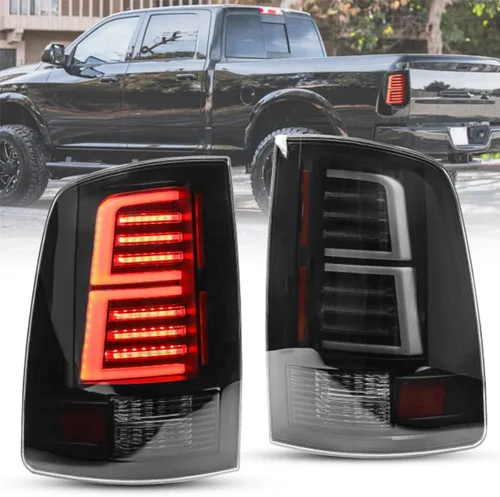Vista 8 de CPW Luces traseras LED para Dodge Ram 1500/2500/3500 2019 Ram 1500-2018 2019 Ram 1500 Classic luces traseras lámpara trasera secuencial DRL