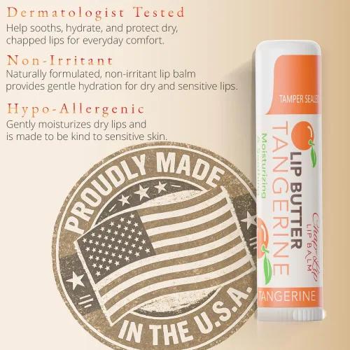 Vista 2 de CHAP-LIP Bálsamo Labial Original Hidratante a Granel Chap Stick con Sabores de Frutas, Aceite de Coco y Manteca de Cacao - Rellenos de Calcetín