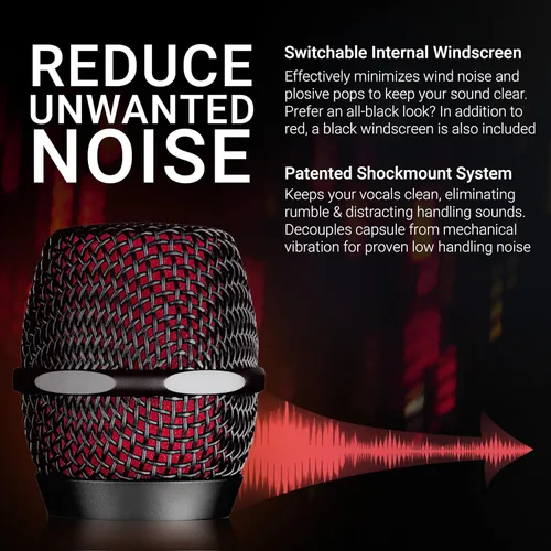 Vista 8 de SE ELECTRONICS V7 MC1 - Cápsula de micrófono inalámbrico, compatible con transmisores inalámbricos Shure, micrófono dinámico profesional para canto