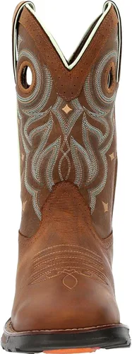 Vista 3 de Durango Maverick Botas de trabajo impermeables para mujer, Bronceado (Rugged Tan)