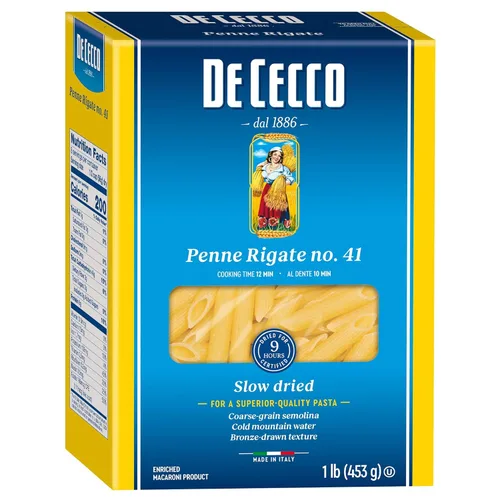 Vista 12 de De Cecco Farfalle - Pasta No. 93, 16 onzas, auténtica, de secado lento, hecha con trigo duro, pasta versátil para salsas y recetas, fabricada
