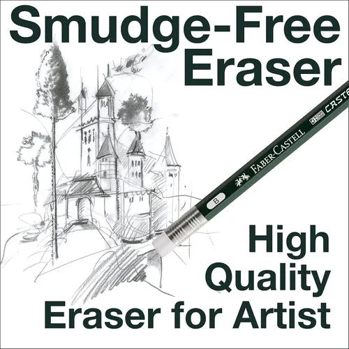 Vista 8 de Faber-Castell Perfect Pencil 9000 - Recambio de 3 unidades, plomo #2, sacapuntas y extensor (paquete de 1)