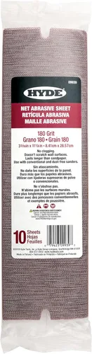 Vista 4 de Hyde 09944 Hojas de red de lijado abrasivo, grano 120, 10 hojas