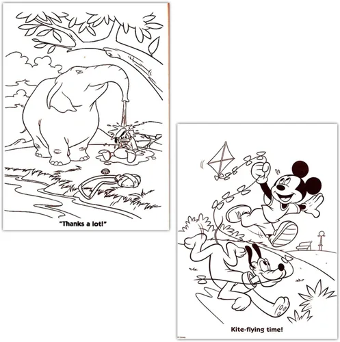 Vista 2 de Mickey Mouse Clubhouse - Juego de libro para colorear (paquete con 2 libros y calcomanías, con Mickey Mouse y Minnie Mouse)