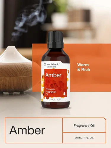 Vista 6 de Horbäach Aceite aromático ámbar 1 onza líquida para difusores, fabricación de velas y jabón, proyectos de bricolaje y más Grado premium