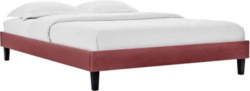 Vista 4 de Modway Plataforma Reign, individual, rosa polvorienta