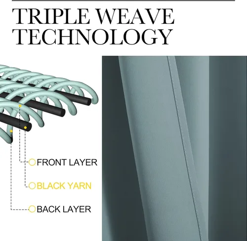 Vista 42 de NICETOWN - Divisor de habitación, cortina opaca divisora de habitación con función de aislamiento térmico, panel para puerta corredera o patio