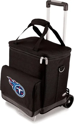 Vista 23 de Picnic TIME NFL Unisex-Adult NFL Cellar 6-Bottle Wine Carrier & Cooler Tote with Trolley