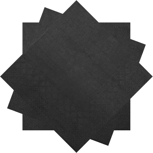Vista 16 de 300 unidades de servilletas blancas lechosas para bebidas, servilletas de cóctel blancas lechosas de 2 capas, servilletas desechables para fiesta