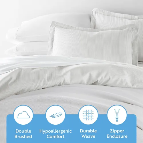 Vista 392 de Linen Market Funda de edredón individual para cama individual – Experimenta una comodidad similar a un hotel con una suavidad inigualable