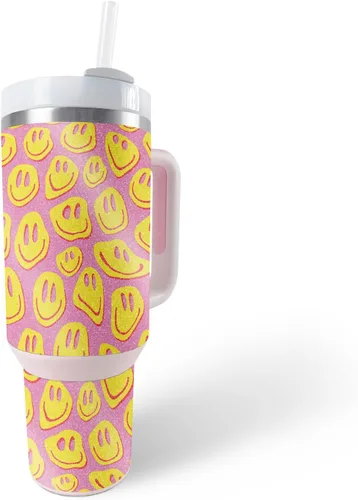 Vista 16 de MightySkins - Vaso con purpurina brillante compatible con Stanley The Quencher H2.0 FlowState de 40 onzas, mármol magma, acabado protector