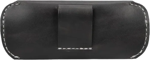 Vista 3 de Tourbon Portable Leather Eyeglasses Case For 6 inch Glasses Eyewear Sunglasses Holder WBelt Loop