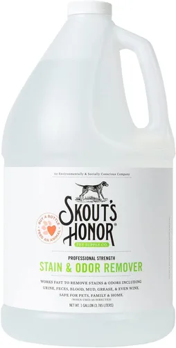 SKOUT'S HONOR - Removedor de manchas y olores para mascotas - Limpiador potente para orina de perro, sudor y otros desordenes, destruye y elimina