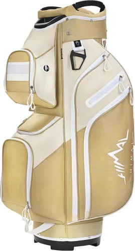 Vista 13 de UNIHIMAL Bolsa para carrito de golf, con divisor organizador de 15 compartimentos en la parte superior con asas y cubierta contra la lluvia