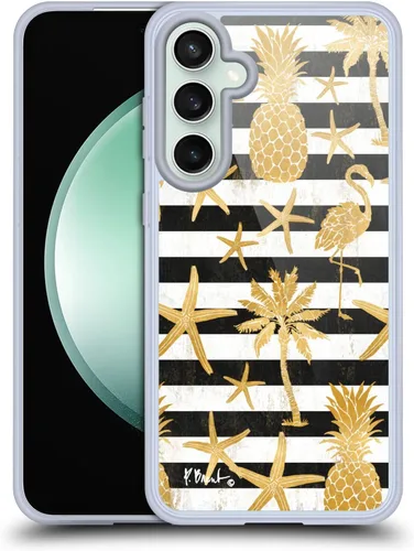 Vista 8 de Head Case Designs Funda de gel suave con licencia oficial de Paul Brent Agate Mermaid Coastal compatible con Samsung Galaxy S23 FE 5G