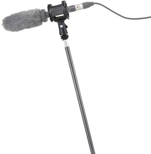 Vista 2 de RitzGear - Soporte universal para micrófono antivibración y parabrisas profesional con kit de espuma acústica para la mayoría de micrófonos