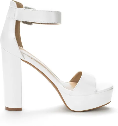 Vista 4 de DREAM PAIRS Hi-Lo - Sandalias de tacón alto y plataforma para mujer