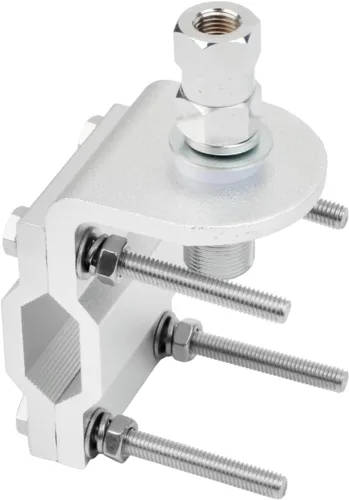 Vista 8 de Soporte universal de montaje para barra enrollable/espejo, soporte de antena anticorrosión de aluminio para antena base móvil al aire libre