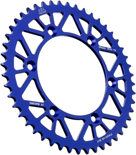 Vista 3 de JT Sprockets JTA251.48BLK Racelite Negra Anodizada de Aluminio 7075 T6 Piñón Trasero, Simple