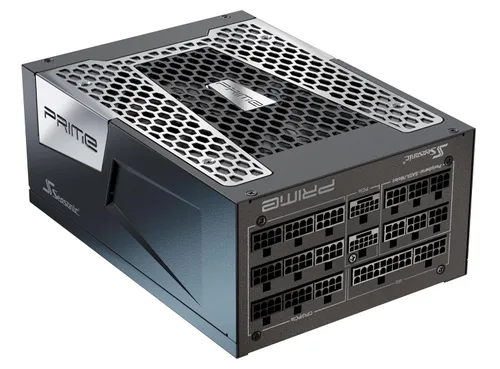 Vista 10 de Seasonic Prime TX-1300 1300W 80+ Titanium ATX 3.0 y PCIe 5.0 Ready Completamente Modular Factor de Forma ATX Condensador Japonés Premium