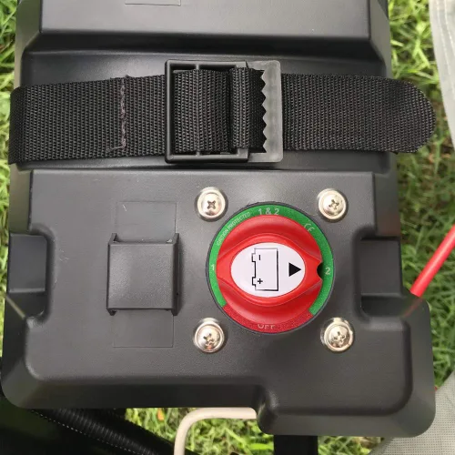 Vista 4 de Ampper - Interruptor de batería 1-2-ambos-apagado 12V - 48V, interruptor de desconexión de batería marina, corte de energía y apagado para auto
