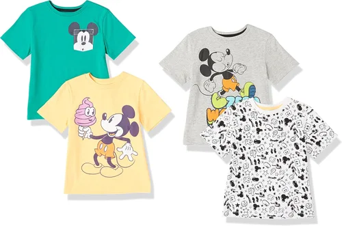 Vista 32 de Amazon Essentials Disney Marvel Camisetas de manga corta para niños y niños pequeños de Star Wars (cebra previamente manchada), paquetes