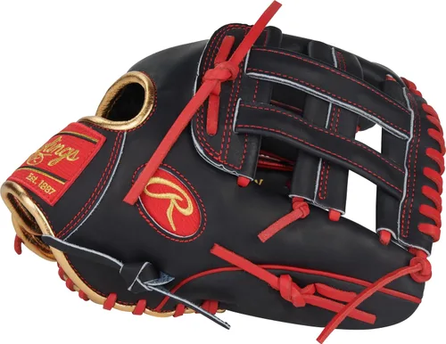 Vista 2 de Rawlings Guante de béisbol Heart of The Hide Encaje tradicional Tamaños 11.25" - 12.75" Múltiples estilos