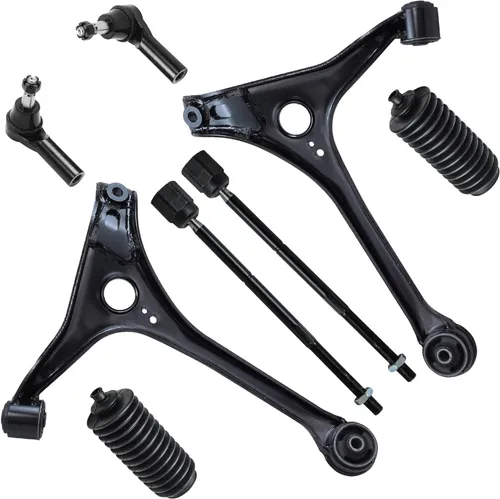 Vista 177 de Detroit Axle - Kit de 8 piezas para Chevy GMC Silverado Sierra Suburban 1500 Yukon Cadillac Escalade 2 brazos de control superior, 2 barras