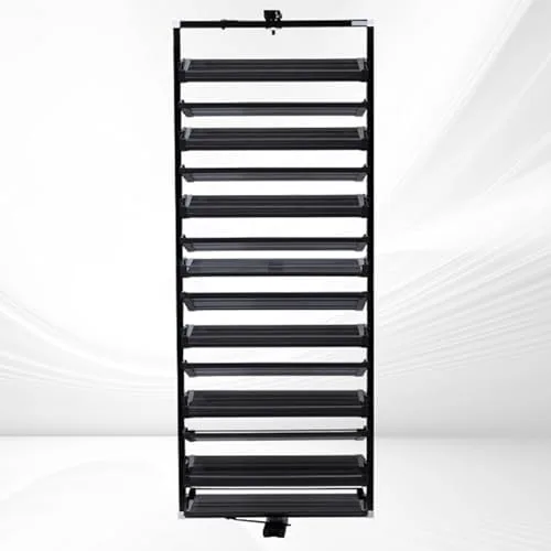 Vista 19 de 360° Rotating Shoe Organizer - Stylish Hidden Shoe Cabinet, Space-Saving Shoe Rack for Entryway, Living Room & Hallway - Modern Storage Solution