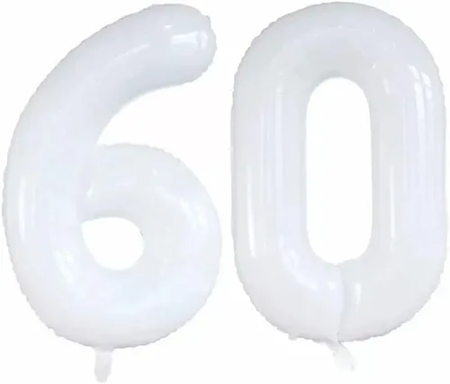Vista 75 de GOER Globos con el número 80 para decoraciones de fiesta de cumpleaños número 80, globos de helio de aluminio jumbo de 42 pulgadas para 80 Oro rosa