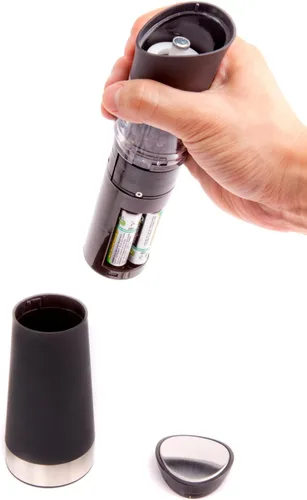 Vista 8 de Ozeri Molinillo y molinillo eléctrico de pimienta Graviti Pro