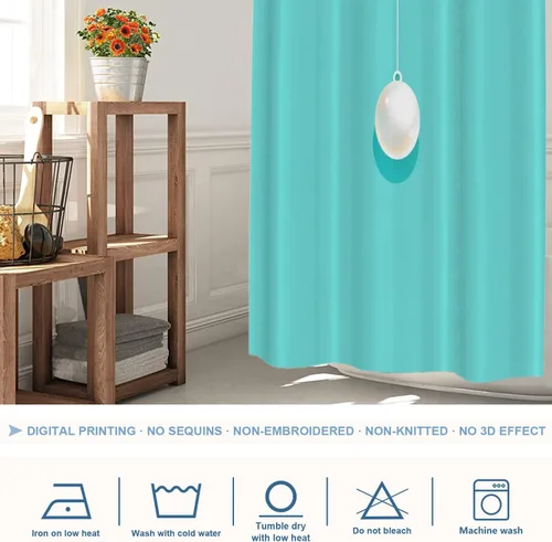 Vista 305 de Shrahala Father and Child Embracing No Hooks Shower Curtain with Snap in Liner Set, Tender Moment Captured Bathroom Décor Polyester Fiber Waterproof