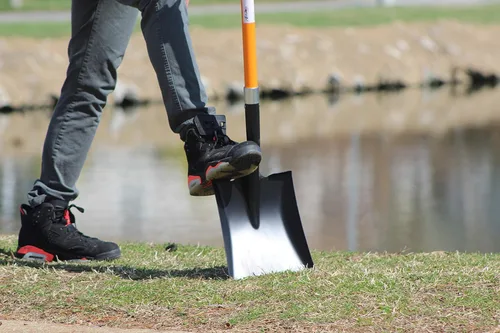 Vista 7 de Ashman - Pala de transferencia resistente (paquete de 1) con mango duradero de 41 pulgadas de largo y hoja, ideal para construcción, paisajismo