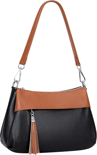 Vista 2 de Over Earth Bolsos de cuero para mujer, bolso de hombro pequeño Hobo para mujer