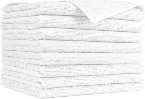 Vista 49 de AIDEA Paño de limpieza de microfibra, paquete de 12 toallas de microfibra suave para automóviles, trapos de limpieza absorbentes, paños de lavado