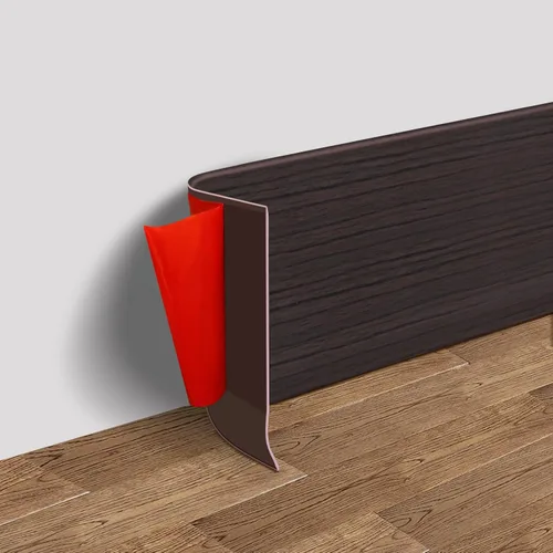 Vista 16 de FONUNO - Base de vinilo para pared, moldura de zócalo de 4 pulgadas, flexible, autoadhesiva con diseño para pegar y despegar, 4 pulgadas x 20 pies