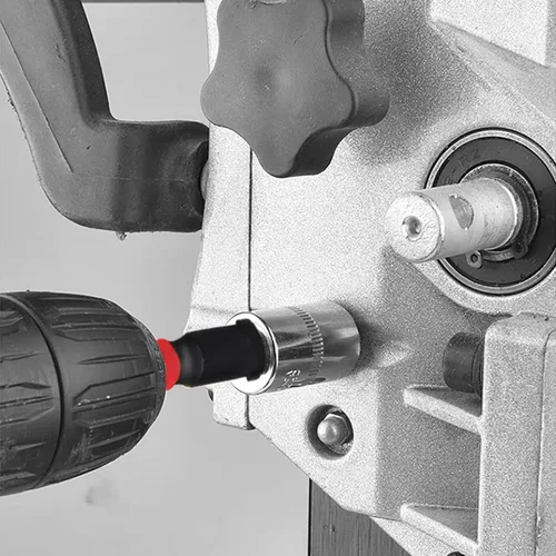 Vista 9 de Geinxurn Juego de 3 adaptadores de enchufe de impacto, drive de 1/4", 3/8" y 1/2", broca de extensión de 3 pulgadas con soporte, adapta tu taladro