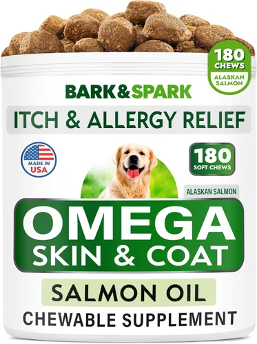 Vista 11 de Omega 3 + Aceite de pescado para perros - Apoyo para la piel y el pelaje