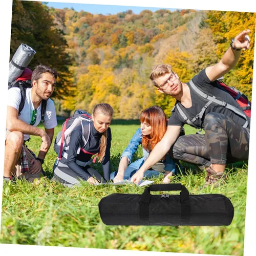 Vista 7 de Bolsa de almacenamiento de trípode resistente, estuche de transporte de nailon duradero con cierre de cremallera para soporte de micrófono y trípode