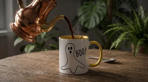 Vista 14 de 3dRose Patricia Sanders Creations - Halloween Boo Ghost - Tazas (mug_27865_4)