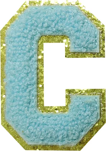 Vista 126 de 4 parches de letras de felpilla negra, parches de letras termo-adhesivas de 2.2", parches de letras de felpilla para ropa (S)