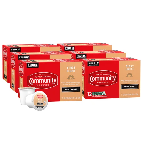 Vista 80 de Community Coffee Coffee & Chicory - 12 cápsulas de café, tostado medio oscuro, compatible con cafeteras Keurig 2.0 K-Cup, 12 unidades (paquete de 1)