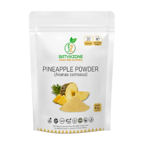 Vista 4 de Java Plum Jamun - Polvo de fruta 100% natural, 6 onzas, apto para veganos, sin azúcar añadido, sin sabores/colores/conservantes artificiales, sin
